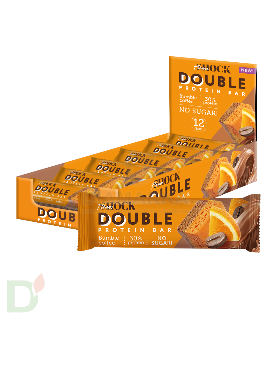 Батончик протеиновый FitnesShock Апельсиновый кофе 40гр. в Самаре