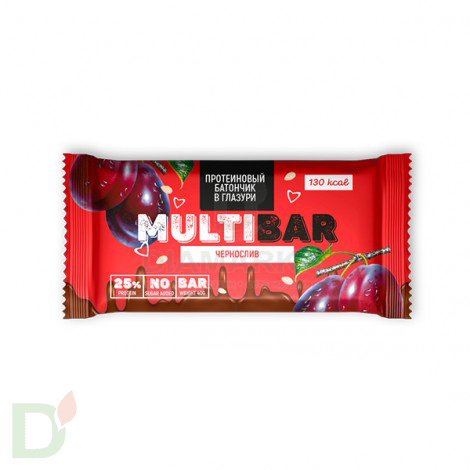 Батончик протеиновый Мультибар в глазури с черносливом 40гр в Самаре