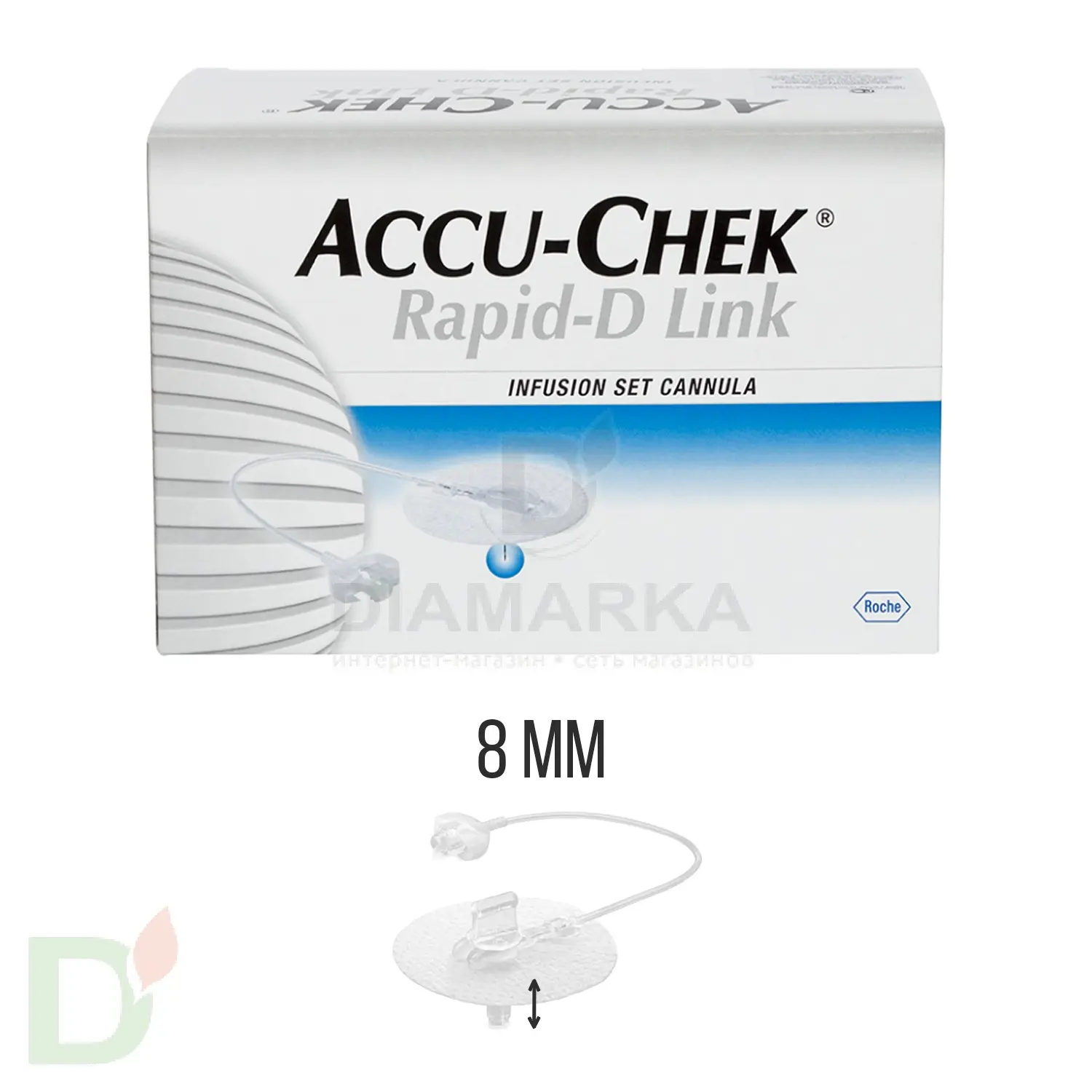 Акку-Чек Репид-Д Линк, игла 8 мм, 1 шт. в Самаре