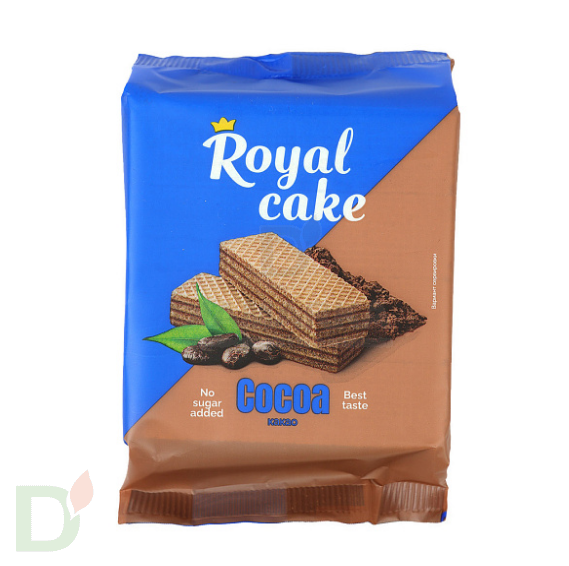 Вафли Royal cake со вкусом «КАКАО» без сахара, 120 г в Самаре