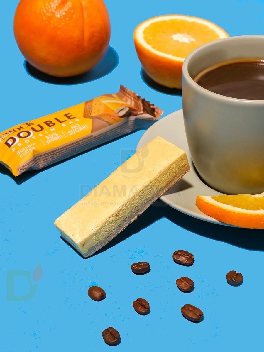 Батончик протеиновый FitnesShock Апельсиновый кофе 40гр. в Самаре