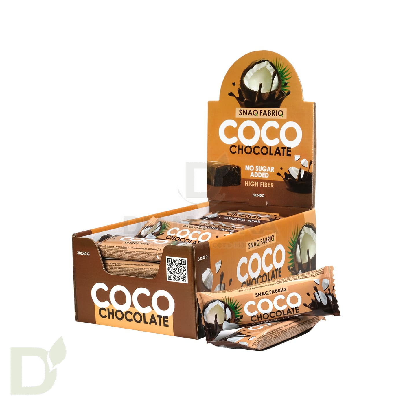 Батончик глазированный Snaq Fabriq Шоколад 40гр в Самаре