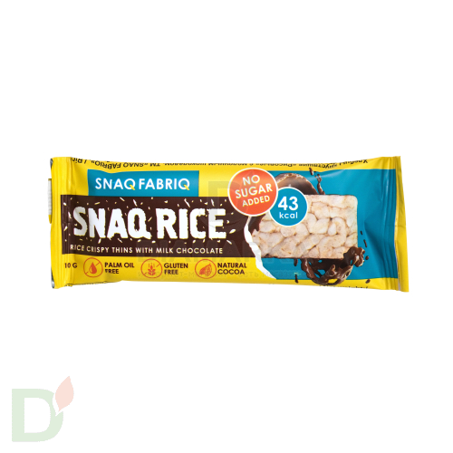 Батончик Snaq Fabriq рисовый глазированный молочным шоколадом, 10гр в Самаре