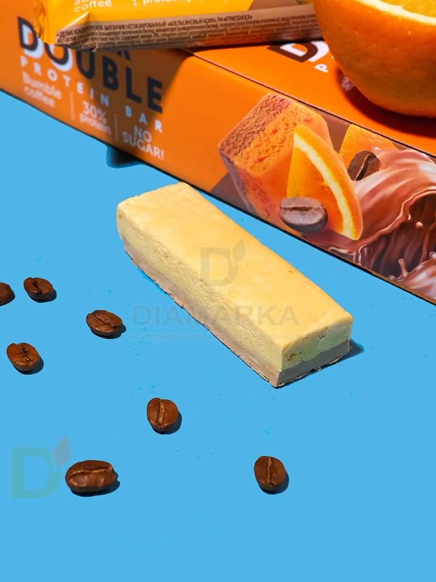 Батончик протеиновый FitnesShock Апельсиновый кофе 40гр. в Самаре