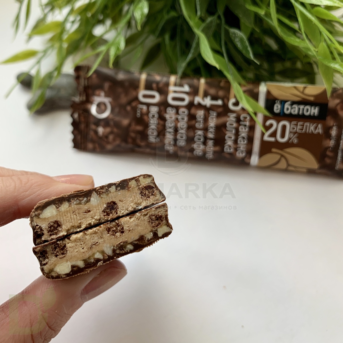 Батончик протеиновый Ё/батон "Арахис-Кофе" в шоколадной глазури 40гр в Самаре