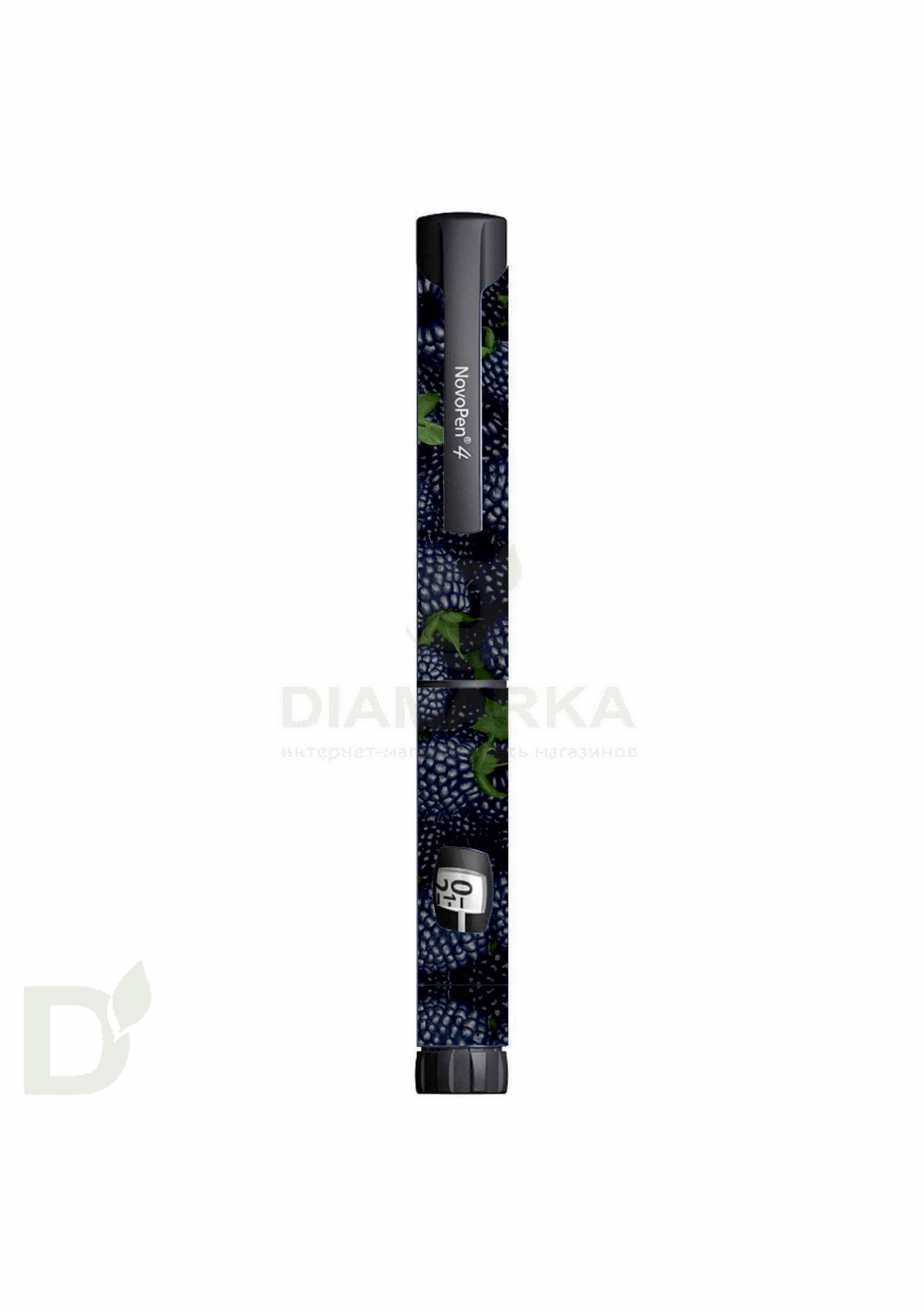 Наклейка на шприц-ручку НовопенЭХО и Новопен4