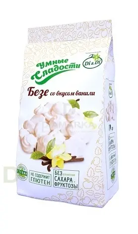 Безе без сахара Умные сладости Ваниль 70гр. в Самаре