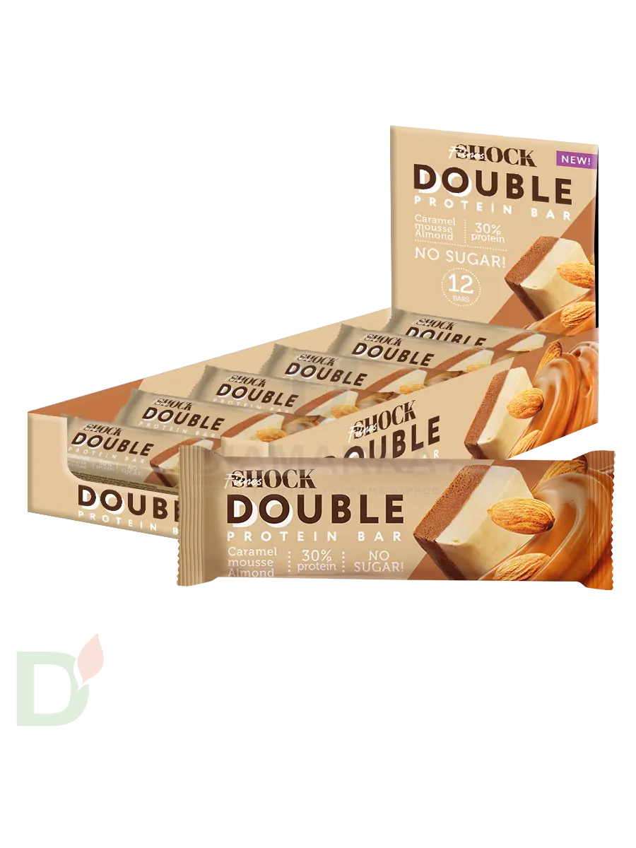 Батончик протеиновый FitnesShock Карамельный мусс с миндалем 40гр. в Самаре