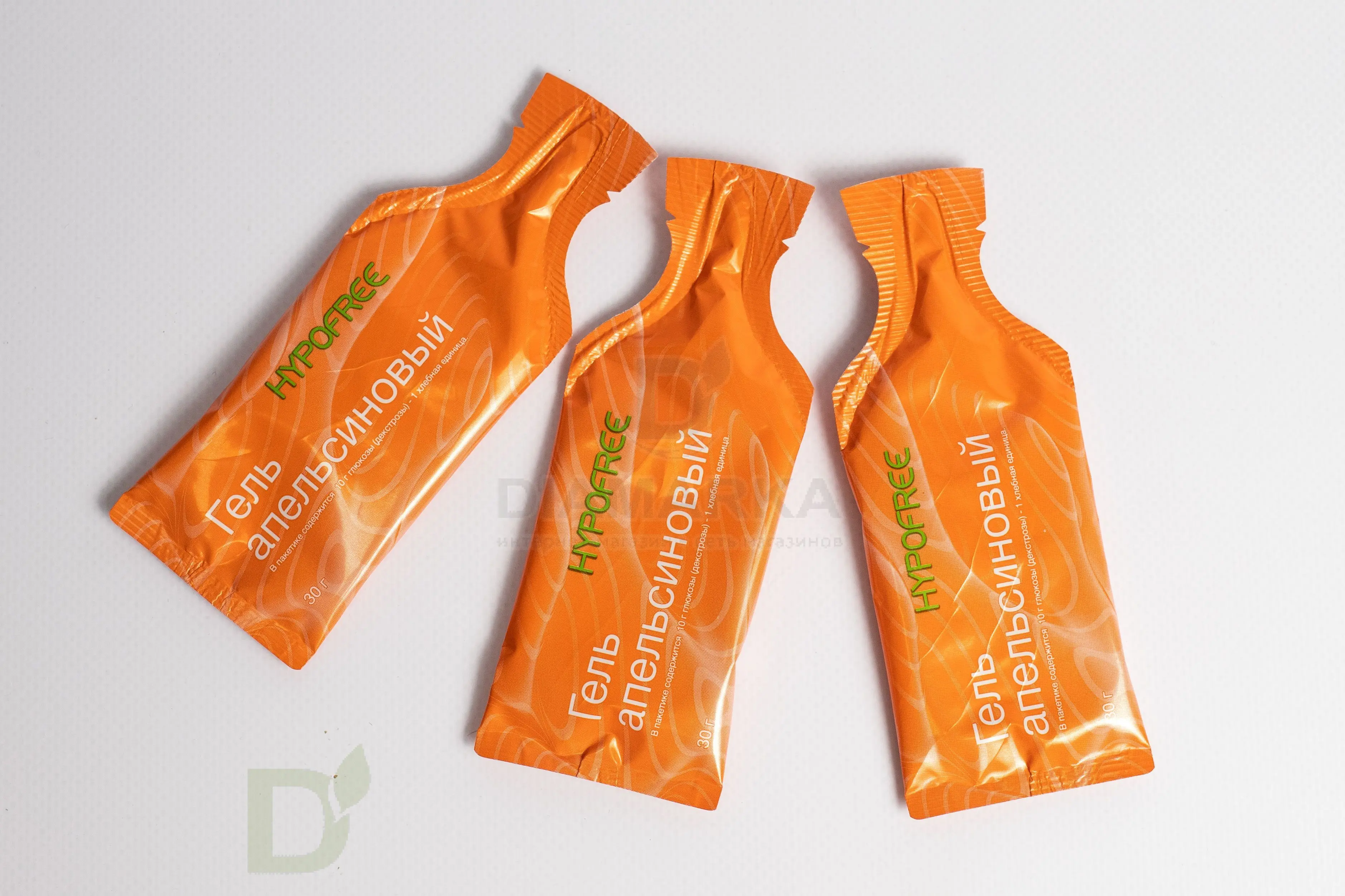 Гель HYPOFREE 1ХЕ Апельсин, мягкая упаковка, 10 саше по 30мл в Самаре