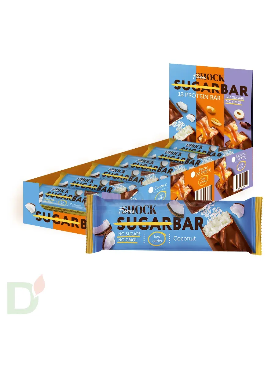 Батончик протеиновый FitnesShock Кокос 50гр. в Самаре