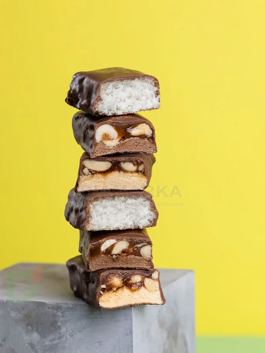 Батончик протеиновый FitnesShock Соленая карамель-Арахис 50гр. в Самаре