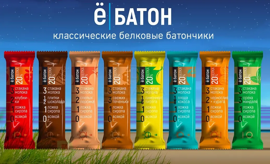 Батончик протеиновый Ё/батон Кокос в шоколадной глазури 50гр в Самаре