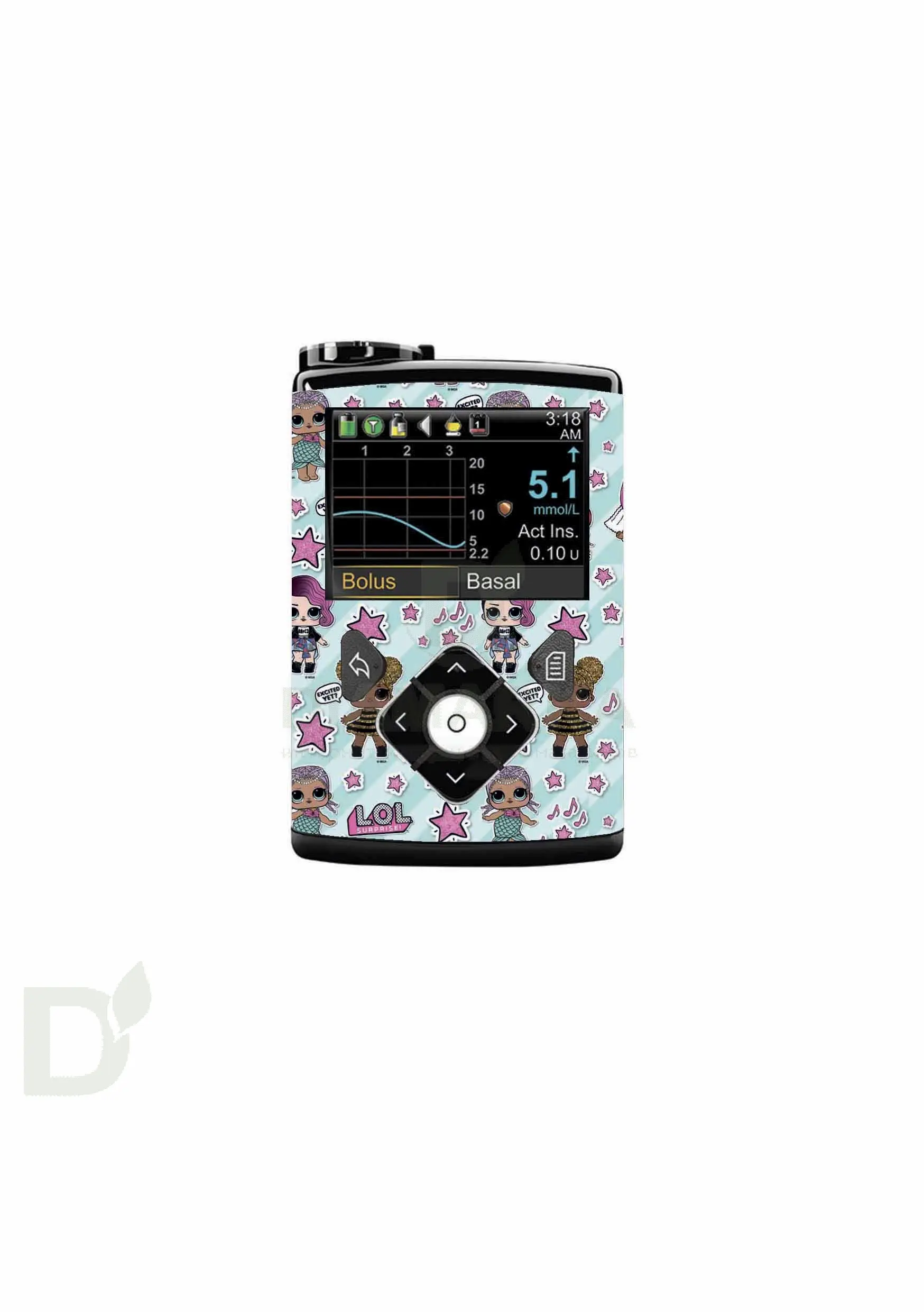 Наклейка на инсулиновую помпу Медтроник 640G, 720G, 740G и 780G