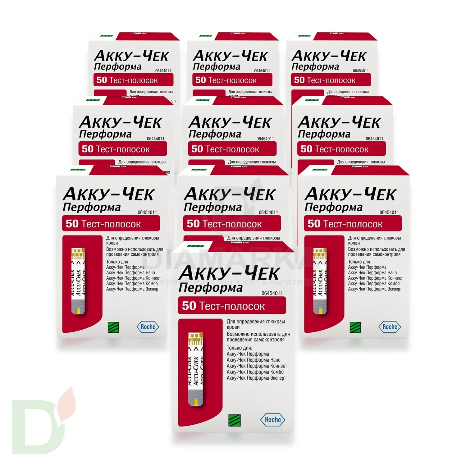 Тест-полоски Акку Чек Перформа № 500 (10 пачек №50)