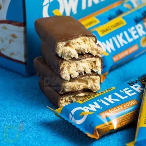 Батончик глазированный Snaq Fabriq QWIKLER Нуга с арахисом, 40 гр