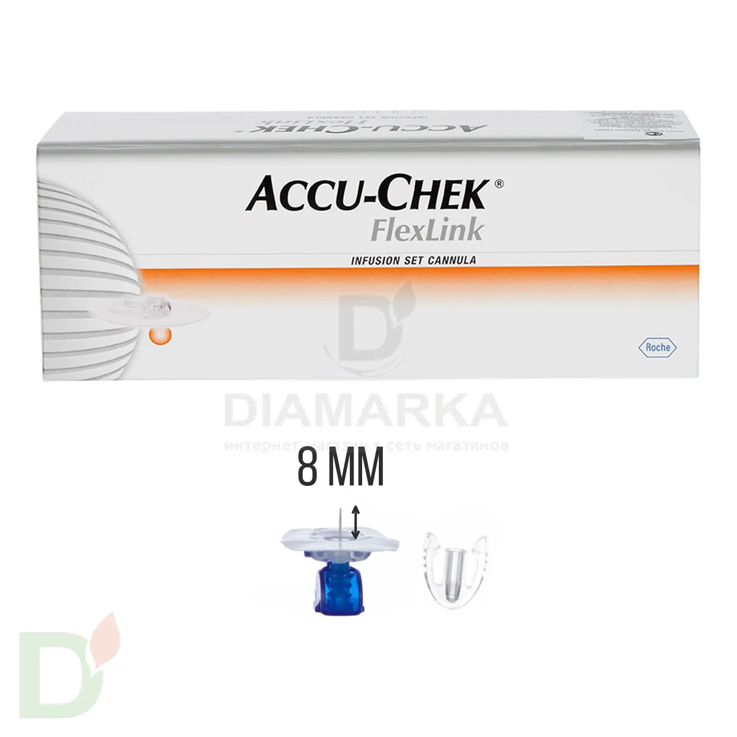 Акку-Чек Флекс-Линк, игла 8 мм (канюля), 1 шт. в Самаре